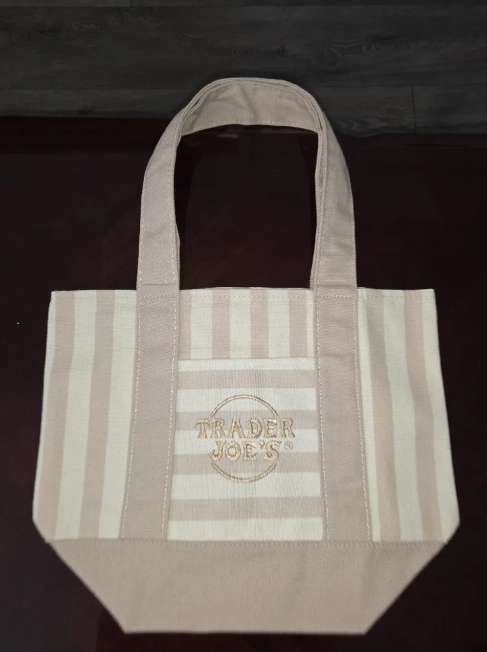 NWT-Trader Joe's Beige Tote Bag